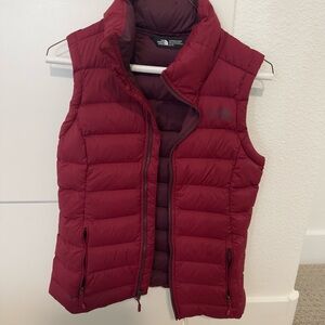 The North Face Women's Burgundy Puffer Vest